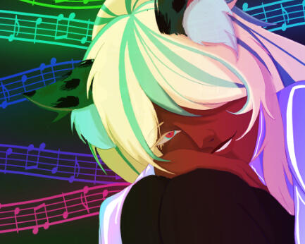 Drawn by a friend of mine for my birthday ♥ 1